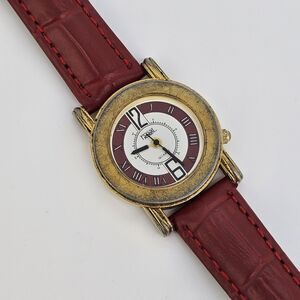 VTG Fossil Palermo Women's Watch 29MM White Dial New Read Leather Bands Battery